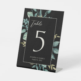 Formale Personalisierte Tischnummer Sockelschild