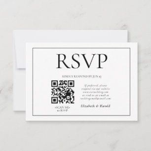 Formale Pflaumen Hochzeit Klassische Acryl-Hochzei RSVP Karte