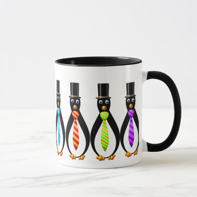 Formale Pinguine Tasse (Rechts)