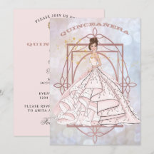 Formale Rosa und Gold Updo