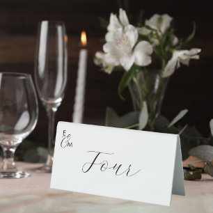 Formale und elegante Hochzeitsfeiern Tischaufsteller