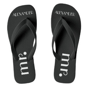 Formales Bräutigame Wedding personalisiert Flip Flops