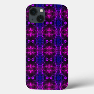 Formas, "traços rosa flutuam" em fundo azul?Formas Case-Mate iPhone Hülle