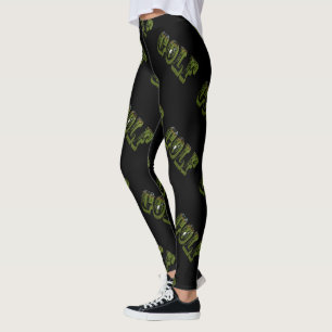 Format Green Golf Picture Logos, Leggings