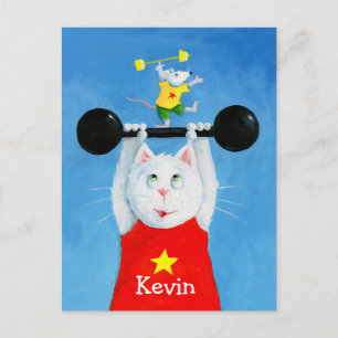 Formation Chat & Souris Funny carte postale