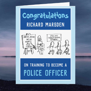 Formation pour devenir une carte d'agent de police