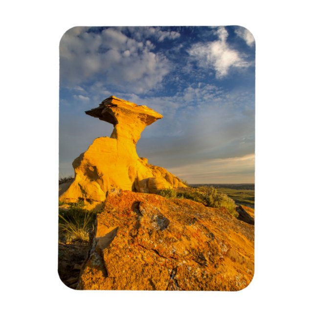 Formation von geschnittenen Badlands in Kurzem Gra Magnet (Vertikal)