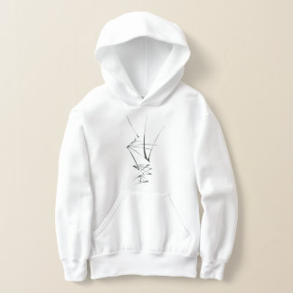 Forme d'art tribal abstrait noir et blanc de tatou