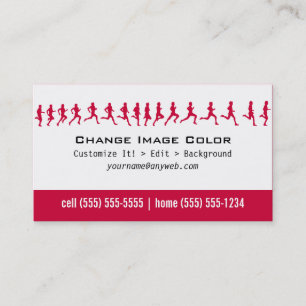 Forme physique - carte de visite personnel