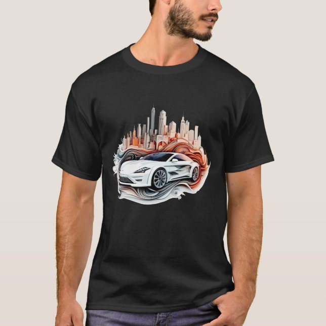 Formel-1-Champion im Car Racing T-Shirt (Vorderseite)
