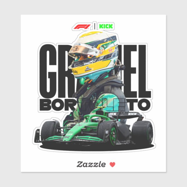 Formel-1-Rennen Aufkleber (Blatt)