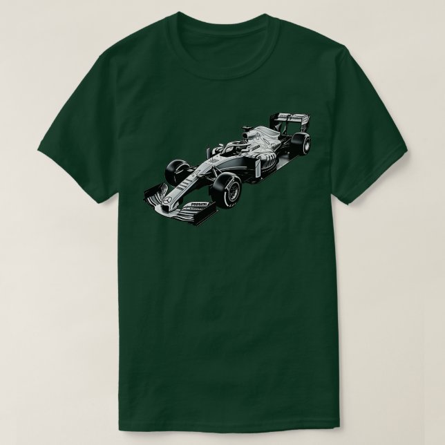 Formel 1-Silberpfeil T-Shirt (Design vorne)