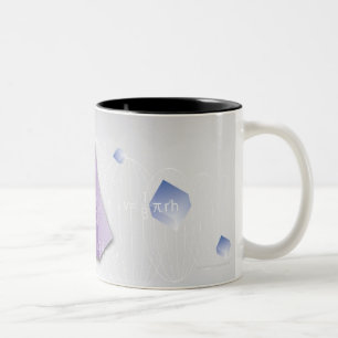 Formel, Diagramm, Mathesymbole 8 Zweifarbige Tasse