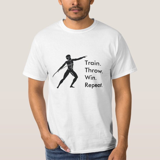 Formel für den griechischen Sportsport T-Shirt (Vorderseite)