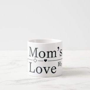 Formel für die Liebe der Mama Espressotasse