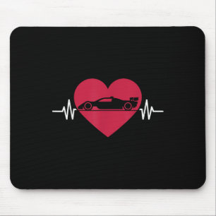 Formel Racing Race Car Heartbeat Herzstück Valenti Mousepad