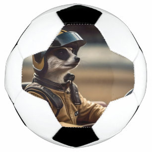 Formel Spaß: Beruflicher Rennfahrer für Meerkat Fußball