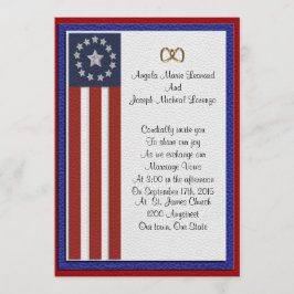 Formelle Einladung zur militärischen Hochzeit