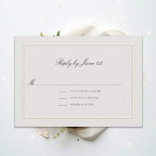 Formelle moderne klassische elegante Creme-Hochzei