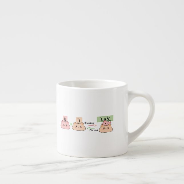 Formeln für die Tasse der Liebe | Tasse niedlicher (Rechts)
