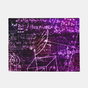 Formeln in mathematischer Leertaste Fußmatte