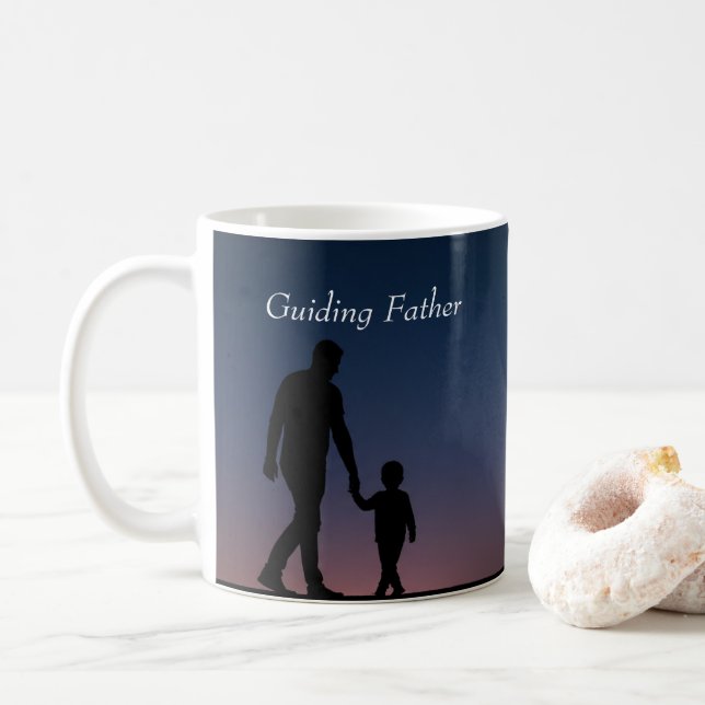 Formen der Vaterschaft (führender Vater) Kaffeepau Kaffeetasse (Mit Donut)