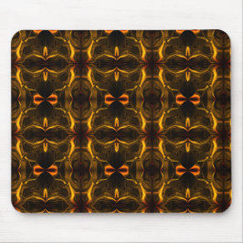 Formen, "goldene Linien schwimmen" über dunklem Hi Mousepad