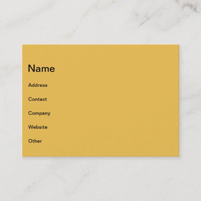 Formen in Retrofarben Visitenkarte (Vorderseite)