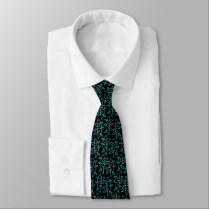 Formen - Ocean Green on Black Krawatte