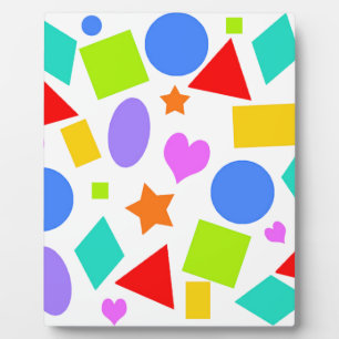 Formen und Farben Fotoplatte