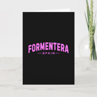 Formentera Spanien Learic Inseln Urlaub Sommer Be Karte