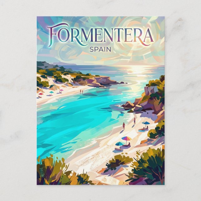 Formentera Spanien Postkarte (Vorderseite)