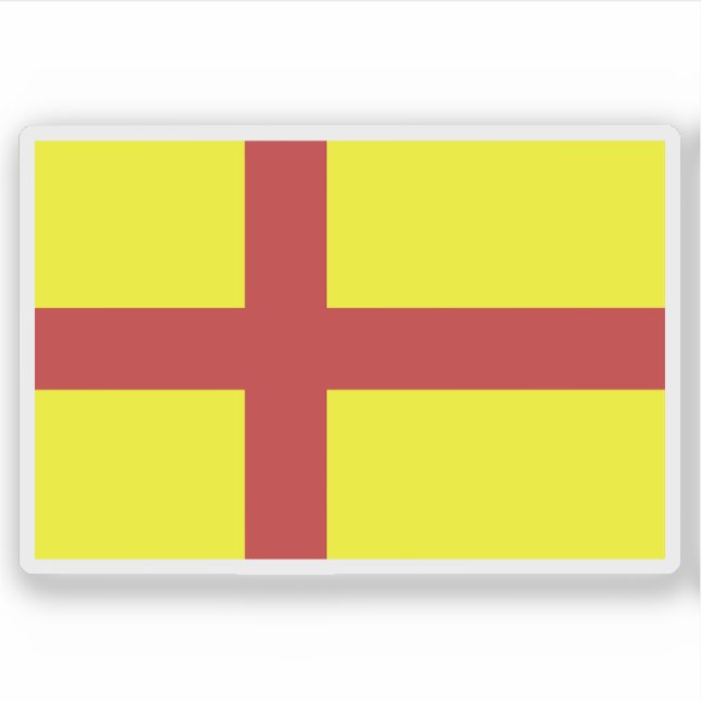 Former flag of the Orkney Islands, Scotland Aufkleber (Vorderseite)