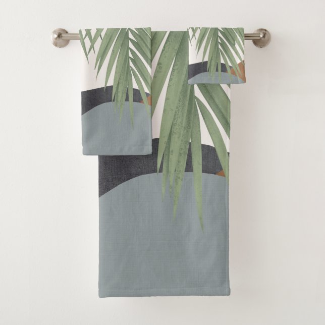 Formes Abstraites Palm Finesse Feuille #1 #tropica (En situation)