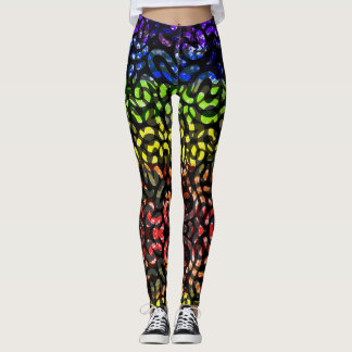 Formes colorées - AOP Leggings pour femmes