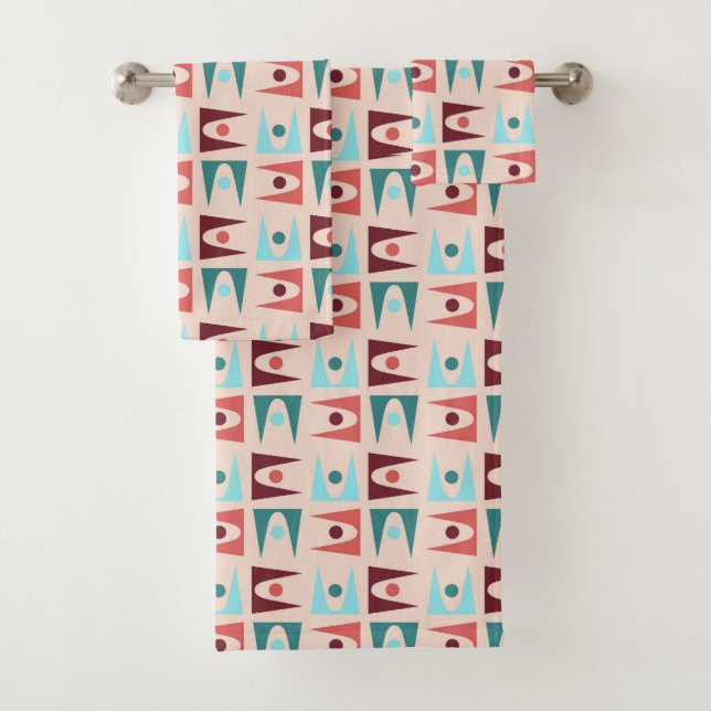 Formes contemporaines Turquoise, Rouille (En situation)