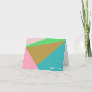 Formes de géométrie Abstraite colorée personnalisé