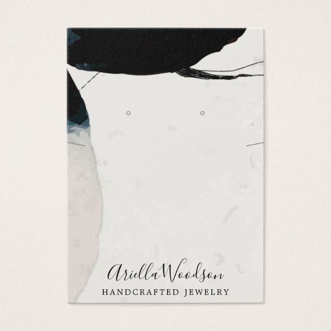 Formes de terre Abstraites à l'affichage du collie (Devant)