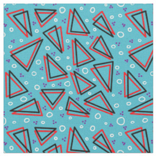 Formes géométriques triangulaires motif pour tissu