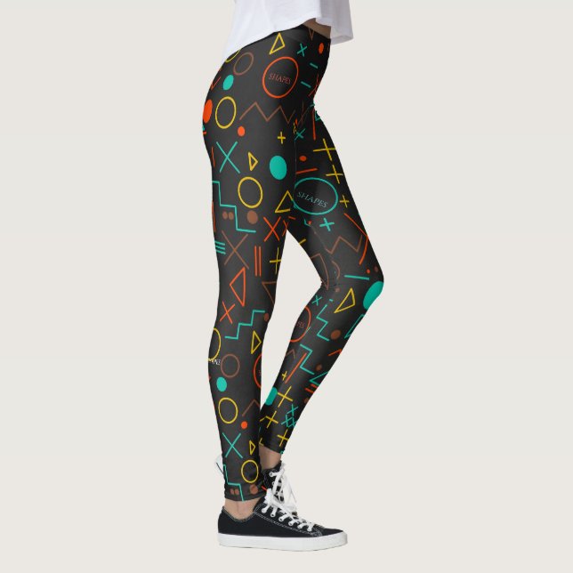 Formes Leggings tout-sur-impression (Droite)