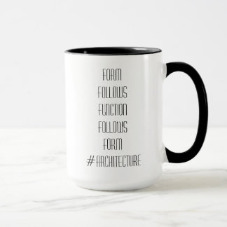 Formez suit la tasse de l'architecte de fonction
