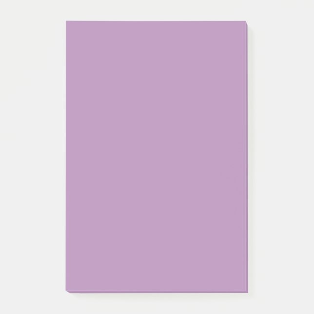 Formfarbentwurf für afrikanische Violette Post-it Klebezettel (Vorderseite)