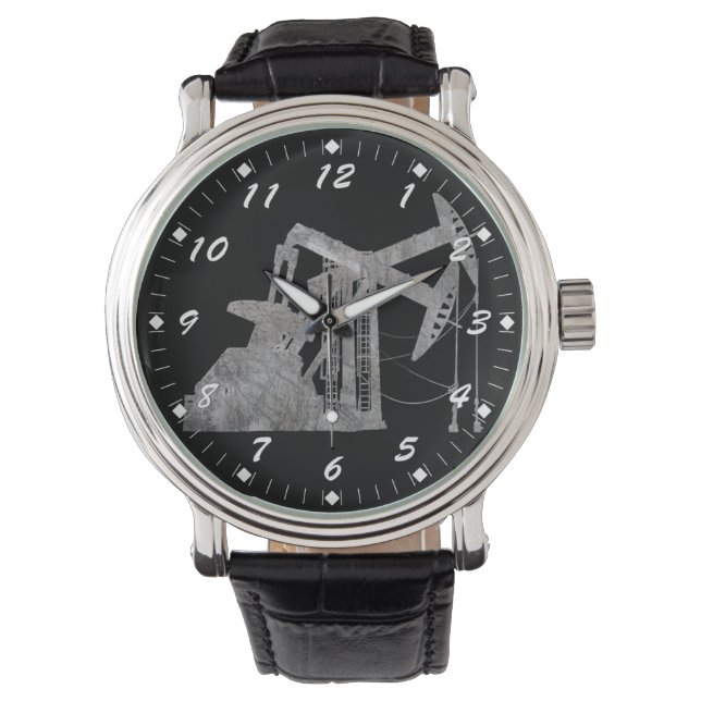 Formfehler bei der Konstruktion von Metallölfelder Armbanduhr (Vorderseite)