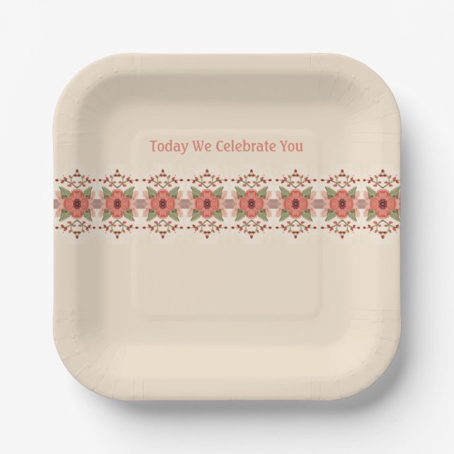 Formstyling Square Pappteller (Vorderseite)