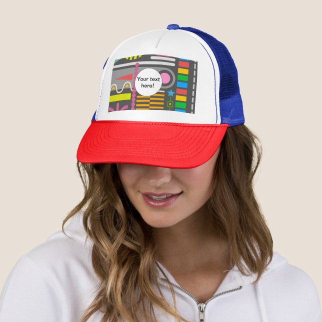 Formteile Truckerkappe (Beispiel)