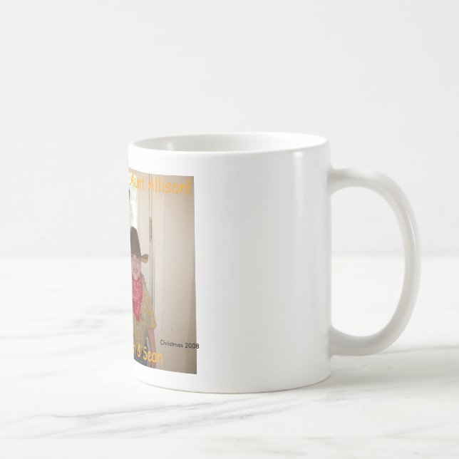 formug, frohe Weihnachten, Tante Allison! Liebe, Kaffeetasse (Rechts)