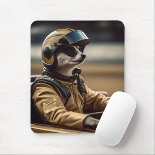 Formula Spaß: Professioneller Erdmännchen-Rennwage Mousepad