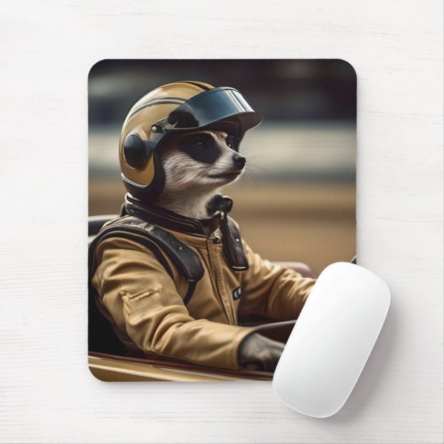 Formula Spaß: Professioneller Erdmännchen-Rennwage Mousepad (Mit Mouse)