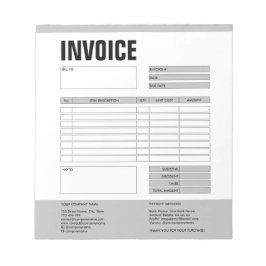 Formular-Geschäftsquotation Hinzufügen von Logo-No Notizblock