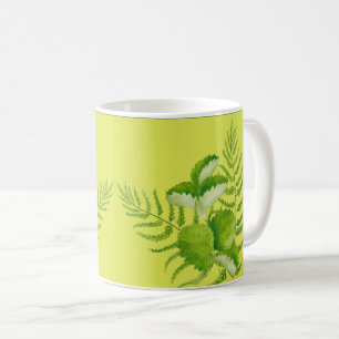 Formulare in Grün auf klassischer Tasse (11 oz.)